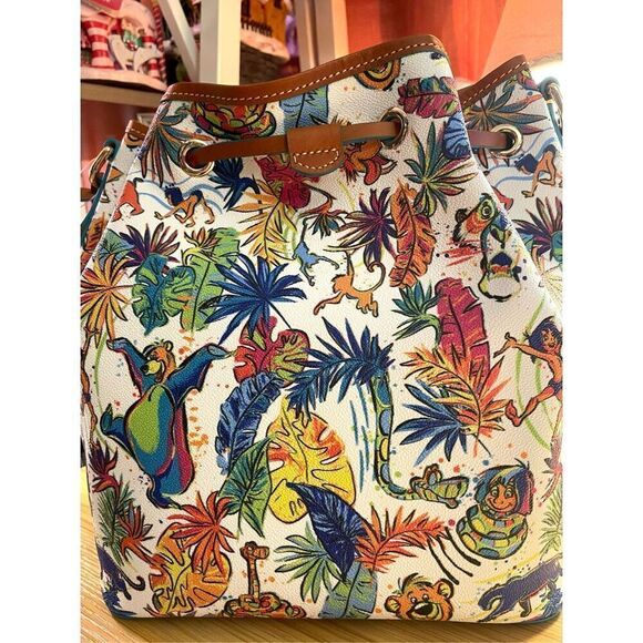 Dooney & Bourke  Jungle Book Drawstring Shoulder Bag NWT - Picture 4 of 16